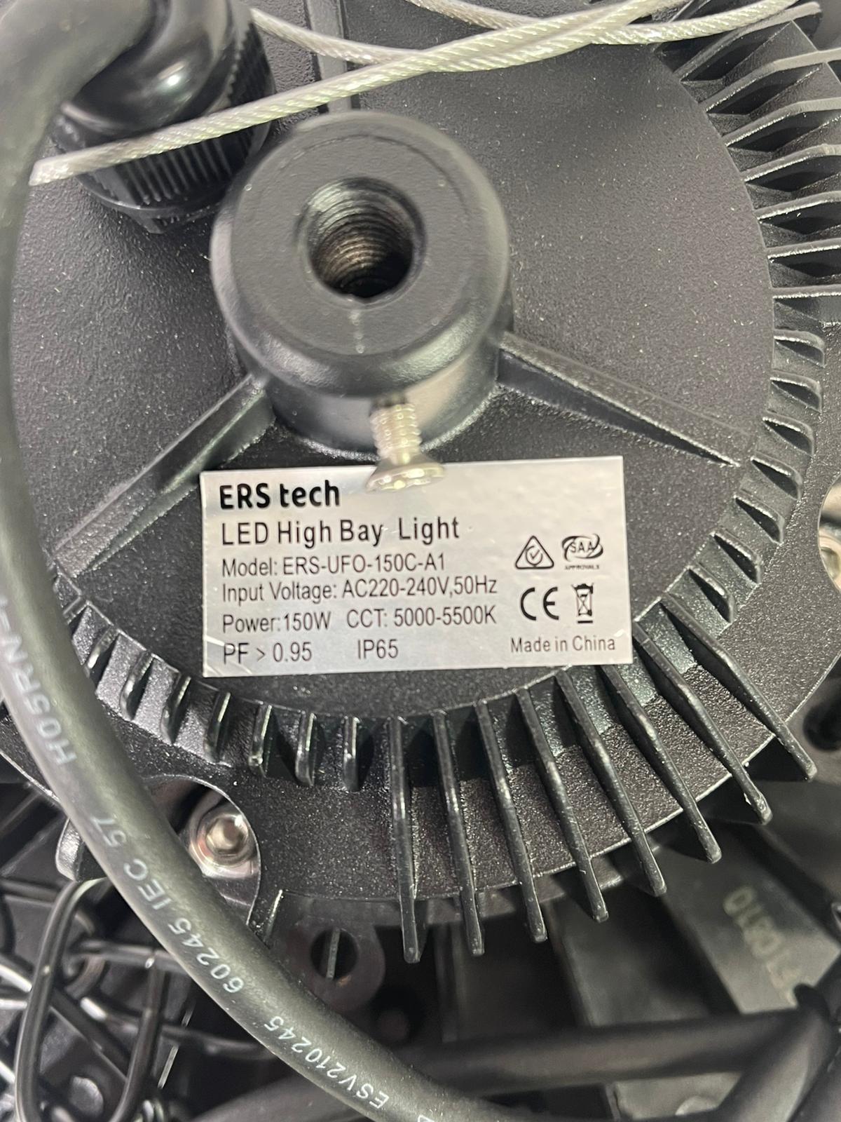 ERS Tech LED High Bay Light 150W CCT: 5000 - 5500K Occupancy + Daylight Sensor