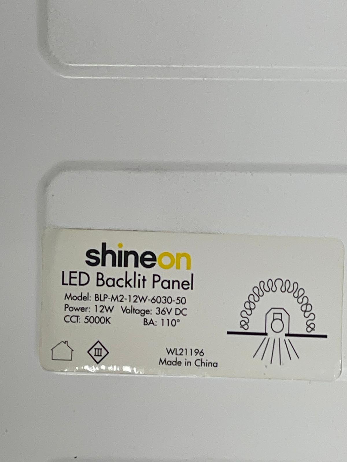 Shineon LED Backlit Panels (Fresian M2) CCT: 5,000K