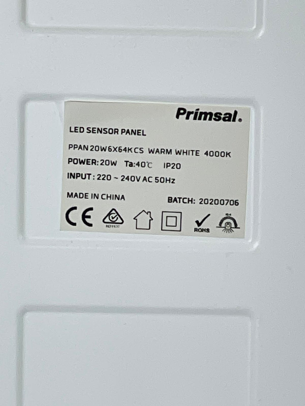 Primsal 20W Dual Sensor LED Light Panels
