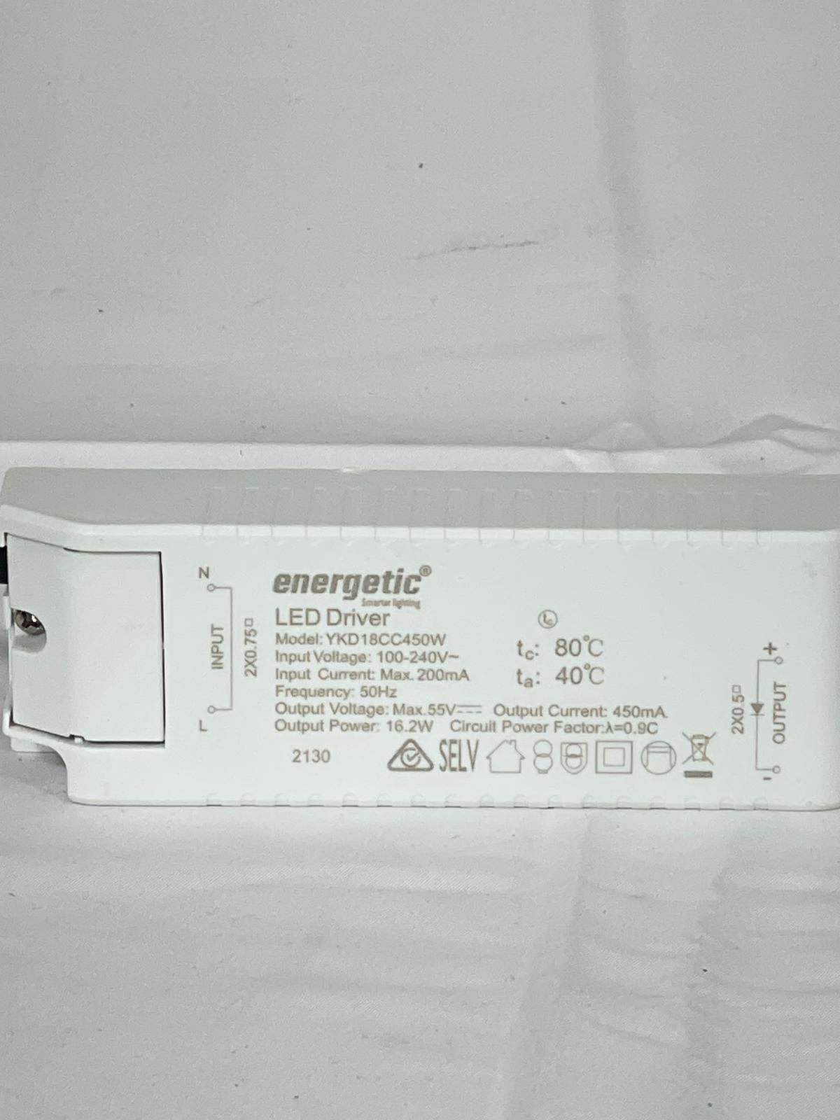 Energetic 17W Slim LED Tri-Colour Light