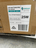 Emerald Planet LED Batten Light 25W, 120Deg, 1200mm