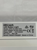 ERS Tech Aurorae LED Indoor Batten Lights CCT: 4,000K 16W 111
