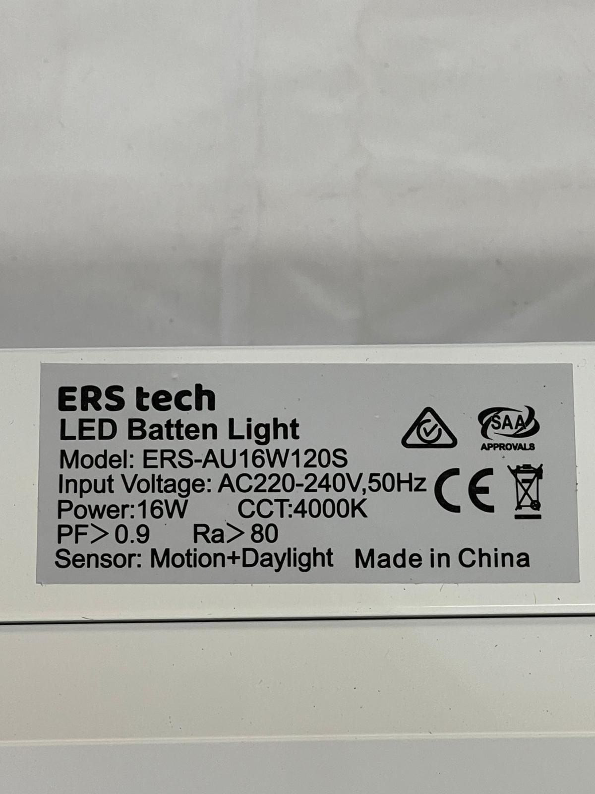 ERS Tech Aurorae LED Indoor Batten Lights CCT: 4,000K 16W 111