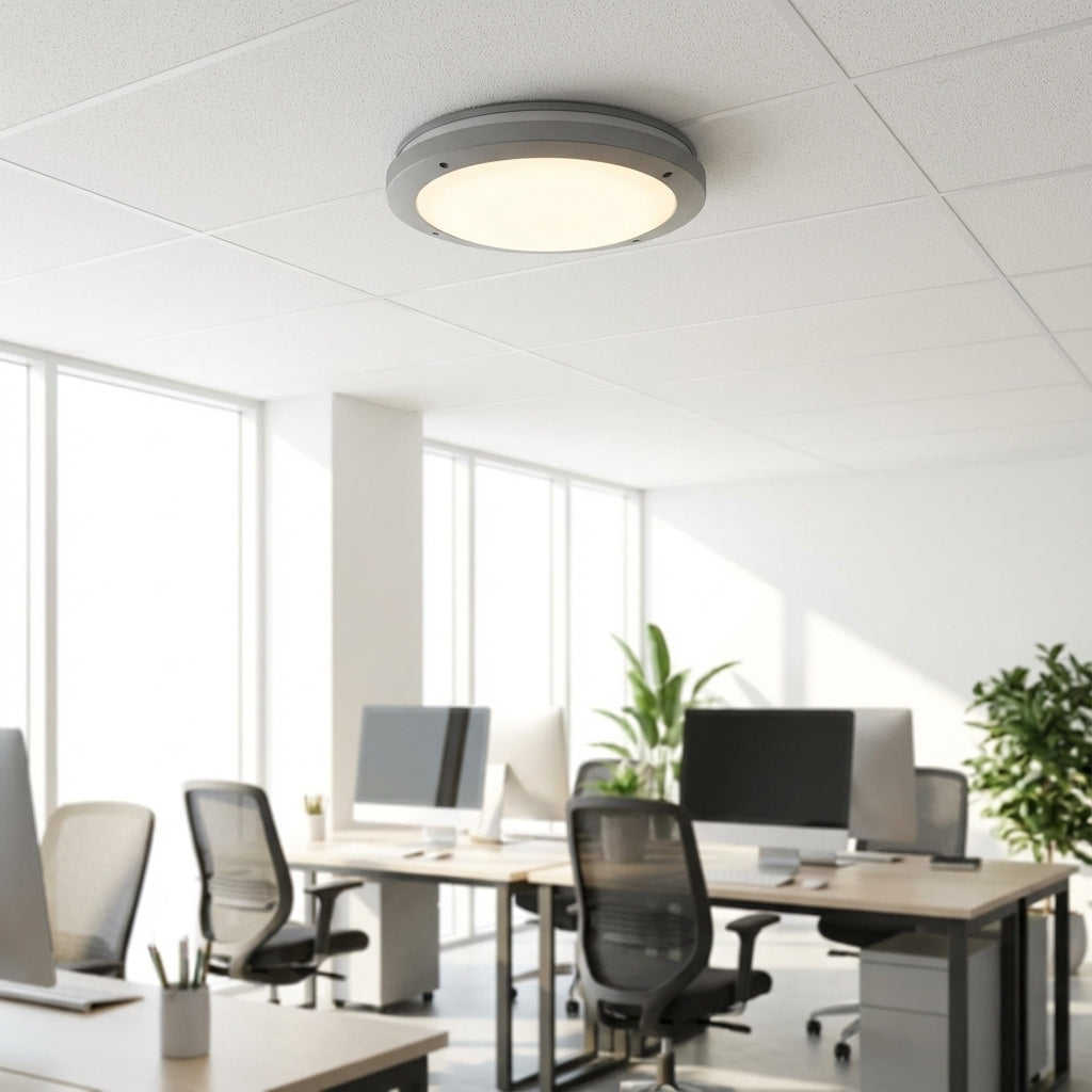Energetic Smart light LED Bunker, Black Trim 15w, 134x116mm